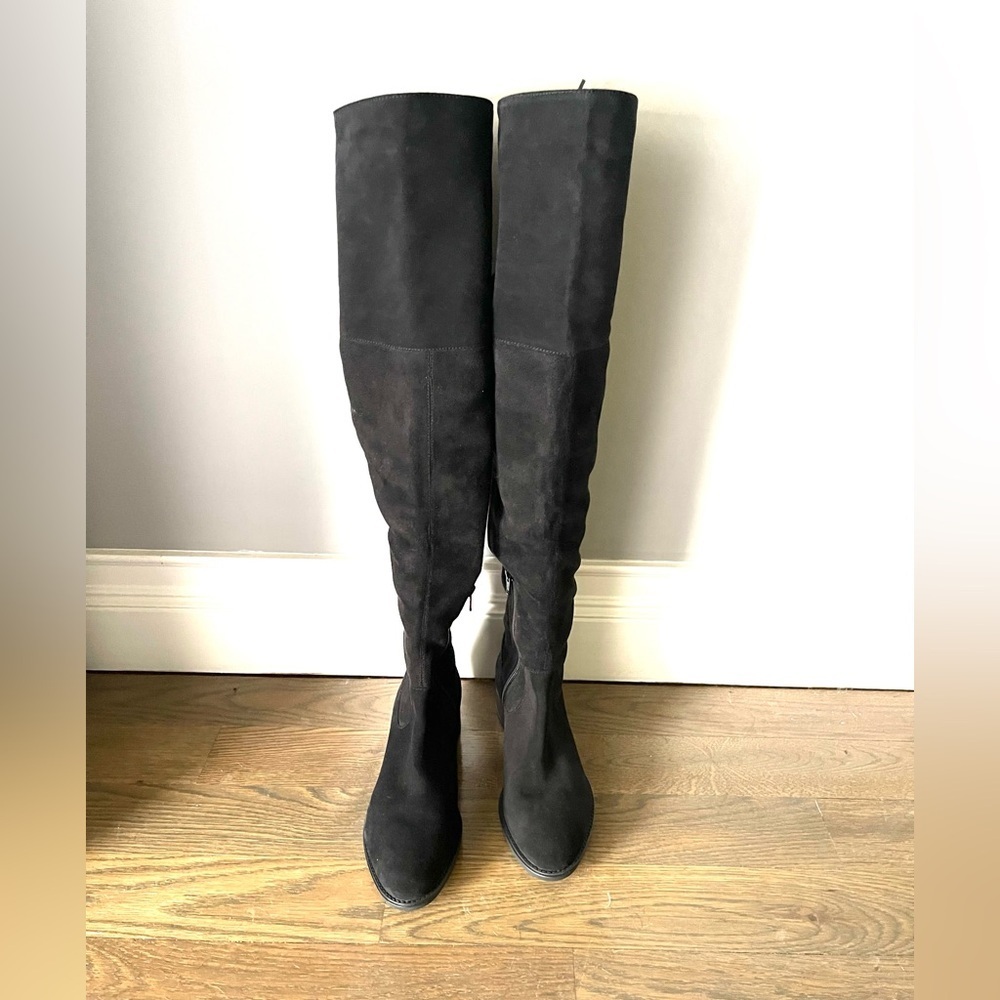 Geox Black Over-the-Knee Women's Boots - Picture 6 of 8